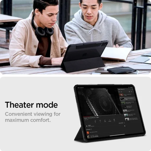  iPad Pro 11 2020 / 2021 / 2022 Fekete Spigen Ultra Hybrid Pro tok - 13