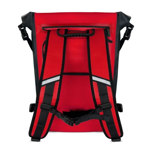 Wozinsky vízálló hátizsák kerékpár csomagtartóhoz, 2 az 1-ben 23l, piros (WBB31RE) - 4