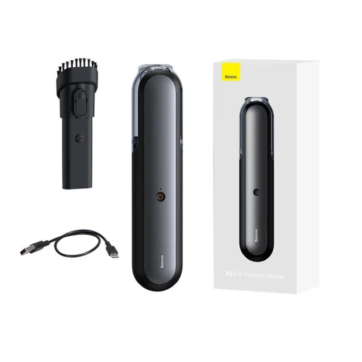 Baseus A21 akkumulátoros autóporszívó 4000Pa (fekete) - 2