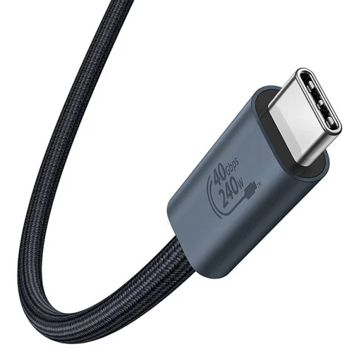 Baseus Flash gyorstöltő kábel USB-C, 240W, 1m (fekete) - 5