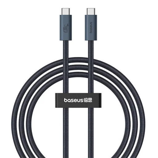 Baseus Flash gyorstöltő kábel USB-C, 240W, 1m (fekete) - 3