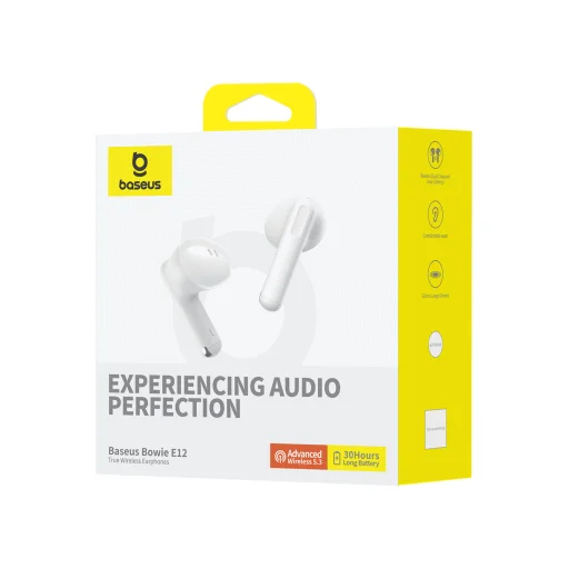 Fülhallgató TWS Baseus Bowie E12 (fehér) - 7