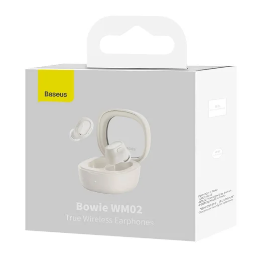 Baseus Bowie WM02 TWS fülhallgató (fehér) - 8