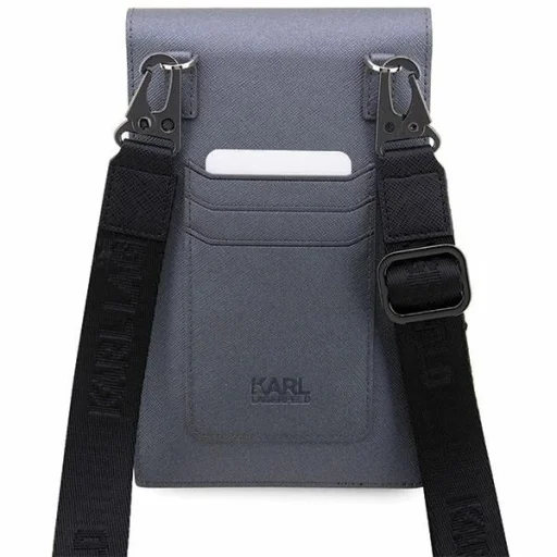 Karl Lagerfeld Kézitáska KLWBSAKCPMG ezüst/ezüst Saffiano Karl & Choupette - 5