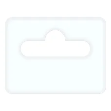 Euro akasztó 35mm x 47mm gumiragasztóval 1000 db/tekercs (0.35 fólia)