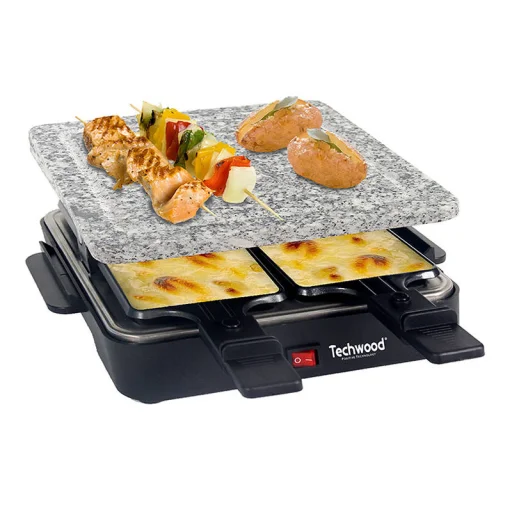 Elektromos Raclette grill 4 személyre Techwood TRA-47P - 1