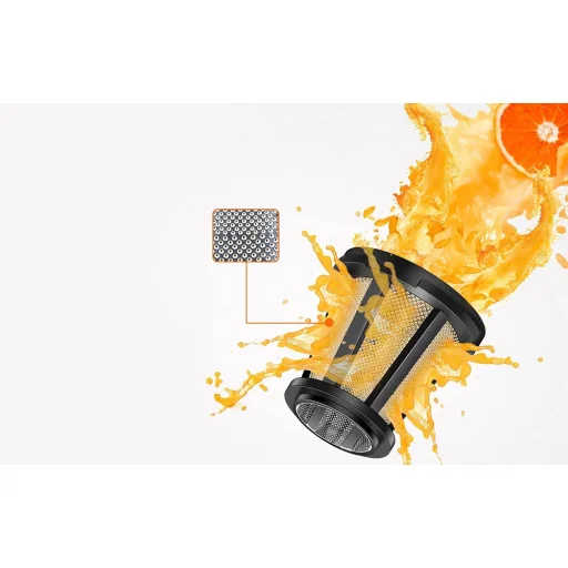  Lassú Gyümölcsprés AMZCHEF 1501-RD (Piros) - 3