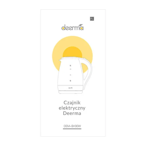 Deerma elektromos vízforraló 1,7L 2200W SH30W - 5