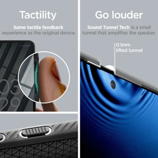  Google Pixel 8 Pro matt fekete Spigen Liquid Air tok - 16