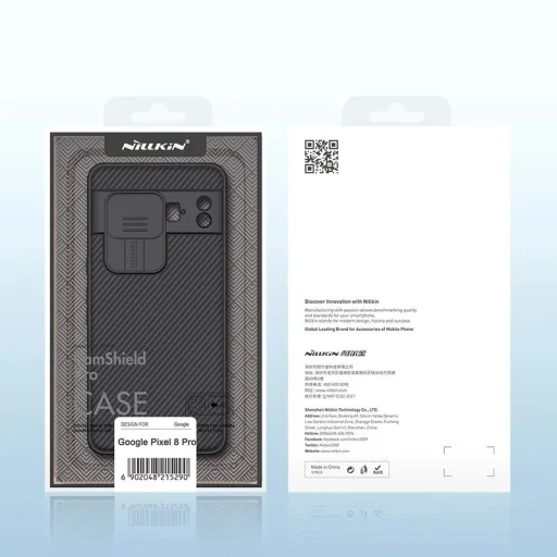 Nillkin CamShield Pro tok kameravédővel a Google Pixel 8 Pro-hoz - fekete - 15