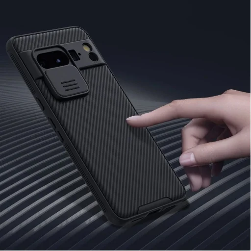 Nillkin CamShield Pro tok kameravédővel a Google Pixel 8 Pro-hoz - fekete - 9