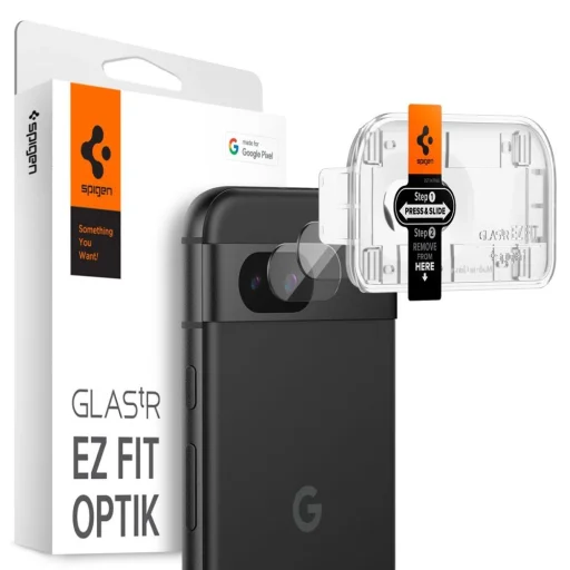 Spigen Optik.tR EZ Fit Kamera Védő Google Pixel 8A-hoz - 2 db üvegfólia - 1