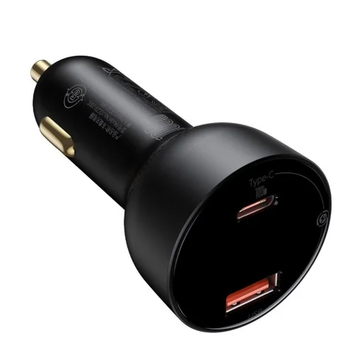 Baseus Superme gyors autós töltő USB / USB Type C 100W PPS Quick Charge Power Delivery fekete (CCZX-01) - 4