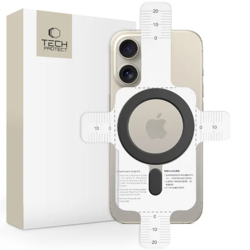 Tech-Protect MagMat MagSafe magnetický krúžok univerzálny - čierny - 1