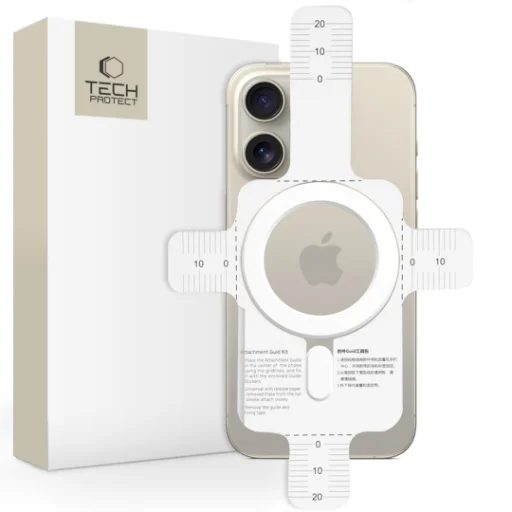 Tech-Protect MagMat MagSafe univerzális mágnesgyűrű - fehér - 1