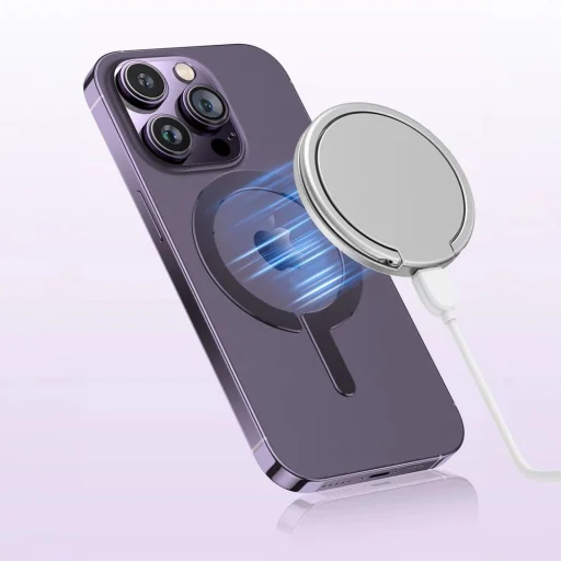 MagSafe Tech-Protect MetalRing univerzális mágneses - fekete / ezüst (2 db) - 2