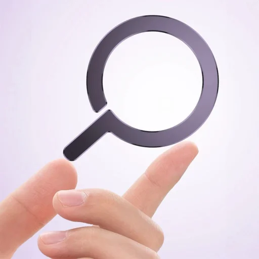 MagSafe Tech-Protect MetalRing univerzális mágneses - fekete / ezüst (2 db) - 4