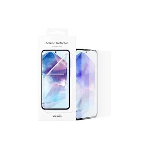 EF-UA556CTE Samsung Protection Film Galaxy A55 5G átlátszó üvegfólia - 4