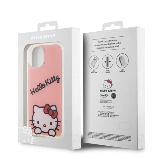 Hello Kitty IML Daydreaming Logo tok iPhone 15 Pink - 7