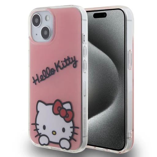 Hello Kitty IML Daydreaming Logo tok iPhone 15 Pink - 1
