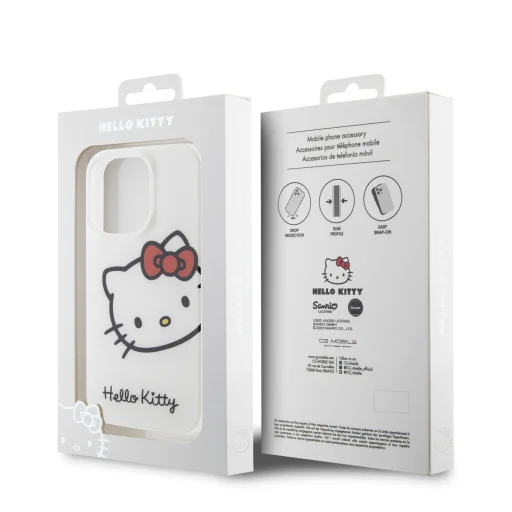Hello Kitty IML Head Logo tok iPhone 13 Pro White - 7