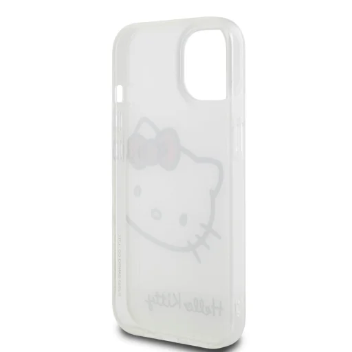 Hello Kitty IML Fej Logo Tok iPhone 15 Fehér - 6