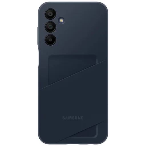 EF-OA156TBE Samsung kártyatartós tok Galaxy A15 4G/5G kék-fekete - 1
