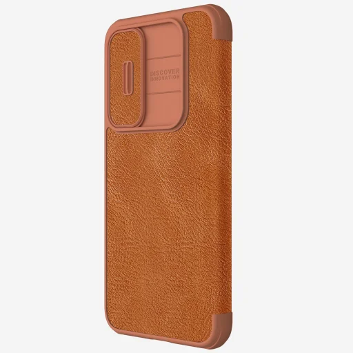 Nillkin Qin Book PRO tok Samsung Galaxy A55 5G Barna - 2