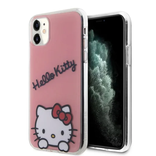 Hello Kitty IML Daydreaming Logo tok iPhone 11 Pink - 1