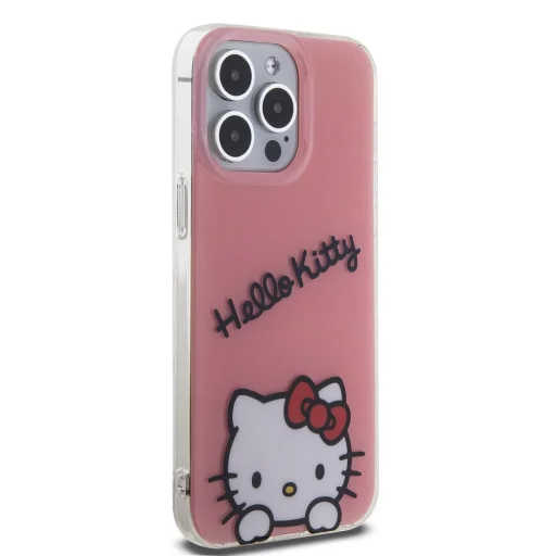 Hello Kitty IML Daydreaming Logo tok iPhone 15 Pro Max Pink - 4