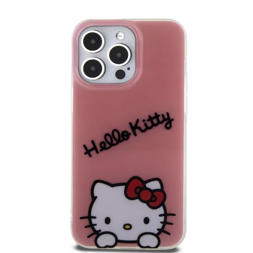 Hello Kitty IML Daydreaming Logo tok iPhone 15 Pro Max Pink - 3