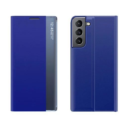 New Sleep Case Samsung Galaxy A14 tok fliptok állvánnyal kék - 1