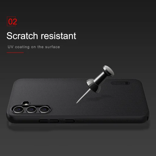 Nillkin Super Frosted tok Samsung Galaxy A34 5G Fekete - 4