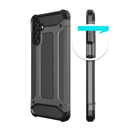 Hybrid Armor masszív ütésálló fekete tok Samsung Galaxy A13 5G-hez - 8