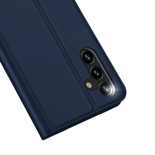 Dux Ducis Skin Pro tok Samsung Galaxy A14 4G / 5G-hez Flipkártya Tárca Állvánnyal Kék - 3