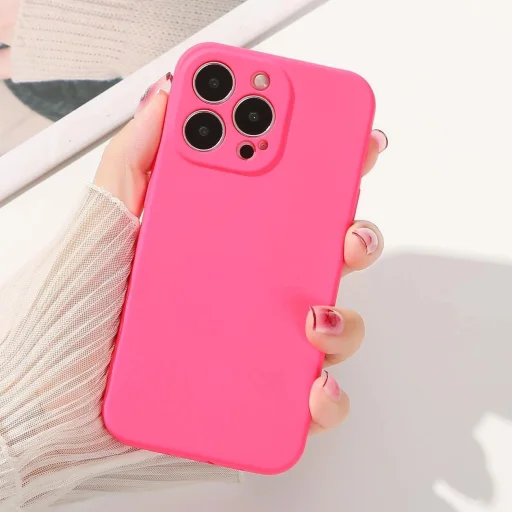 Silicone case Samsung Galaxy A14 5G / Galaxy A14 szilikon tok rózsaszín - 10