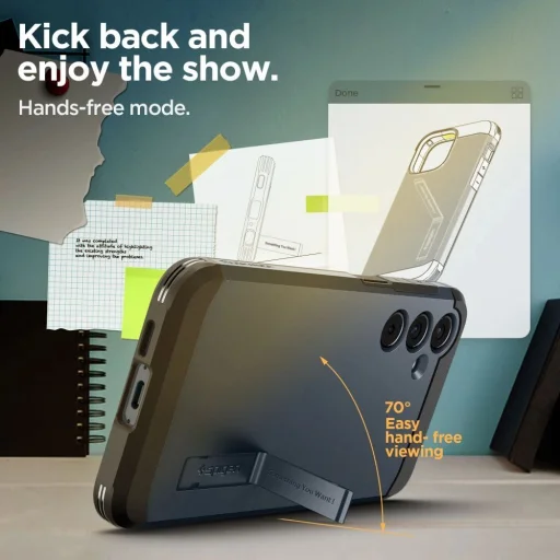  Samsung Galaxy A55 5G Szürke Spigen Tough Armor tok - 13