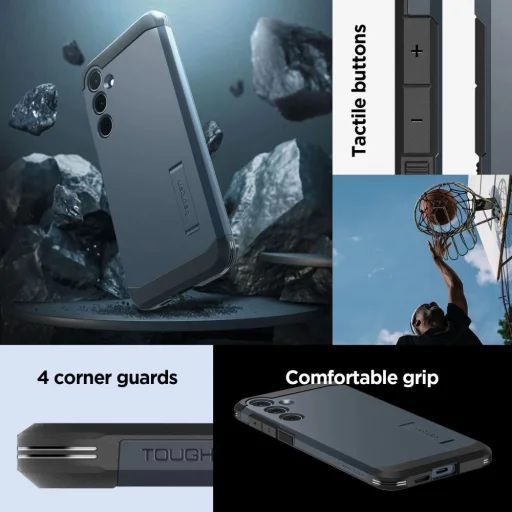  Samsung Galaxy A55 5G Szürke Spigen Tough Armor tok - 15