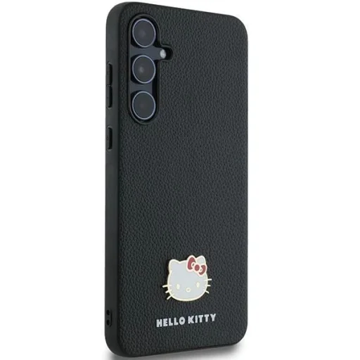Hello Kitty fém logós Kitty head tok Samsung Galaxy A55 - fekete - 4