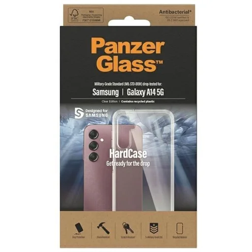 PanzerGlass ClearCase tok Samsung Galaxy A14 5G - átlátszó - 3