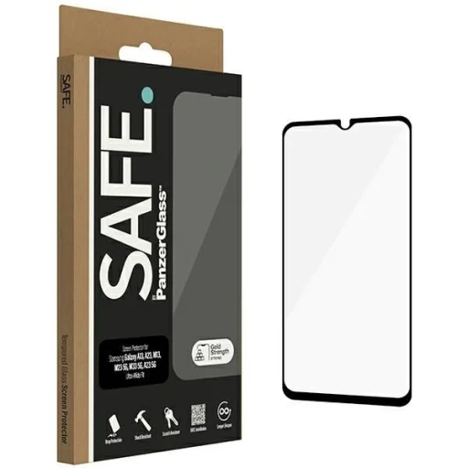 SAFE by PanzerGlass edzett üveg Samsung Galaxy A13 / A23 / M13 / M23 5G / A23 5G - fekete kerettel üvegfólia - 1