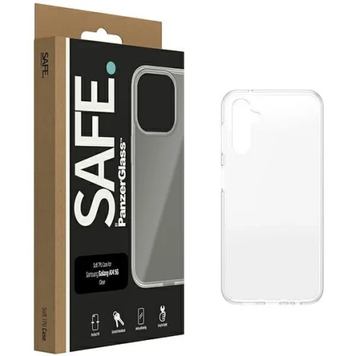 SAFE by PanzerGlass edzett üveg Samsung Galaxy A14 5G-hez - átlátszó üvegfólia - 1