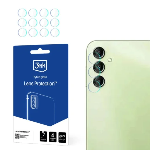 3mk Lens Protection™ hibrid üveg kameravédő Samsung Galaxy A14 / A14 5G-hez üvegfólia - 1