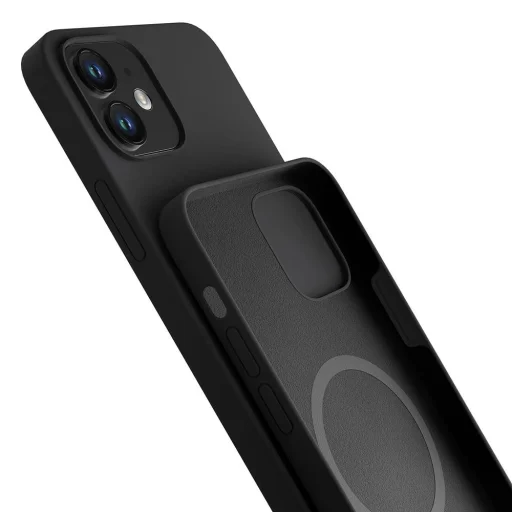 3mk Szilikon tok iPhone 12 / iPhone 12 Pro - fekete - 5