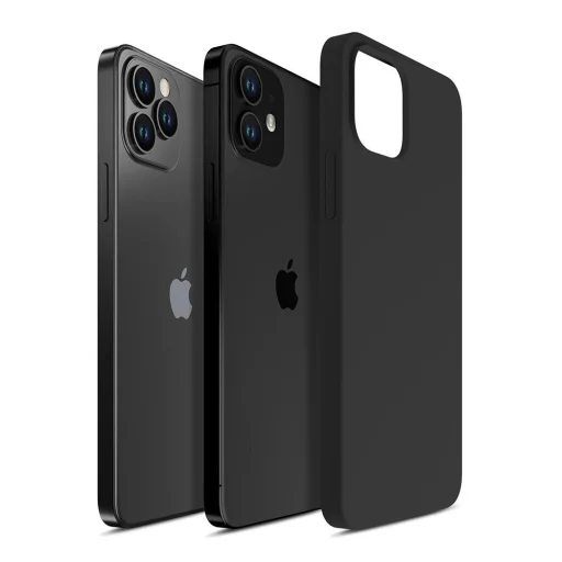 3mk Szilikon tok iPhone 12 / iPhone 12 Pro - fekete - 7