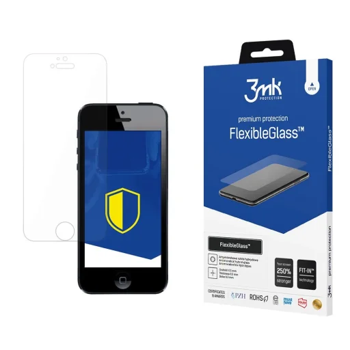 3mk FlexibleGlass™ hibrid üveg iPhone 5/5S/SE üvegfólia - 1
