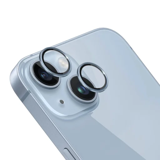 3mk Lens Protection Pro kameravédő iPhone 14 - kék üvegfólia - 2