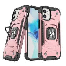 Wozinsky Ring Armor tok iPhone 14 Plus páncélozott tok mágneses tartó arany gyűrű