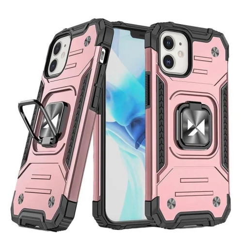 Wozinsky Ring Armor iPhone 14 tok megerősített védelemmel és mágneses tartóval arany színű gyűrű - 1