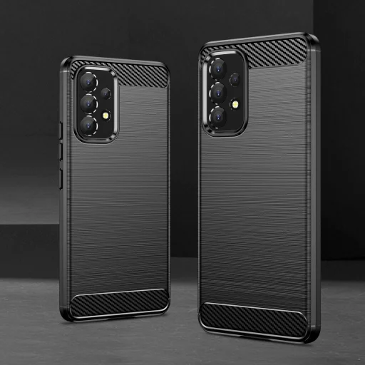 Carbon tok rugalmas borítóhüvely Samsung Galaxy A53 5G fekete - 6